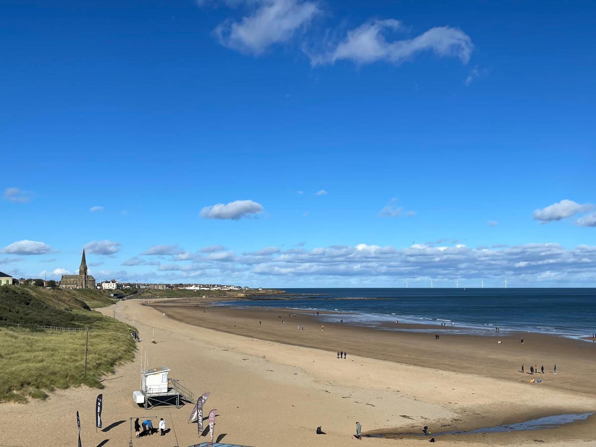 Longsands Beach Apartment 3 Tynemouth Free Onsite Parking Zewnętrze zdjęcie